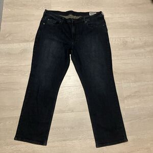 Buffalo David Bitton 40 x 32 Jackson-X Straight Stretch‎ Rinse Denim Jeans Dark